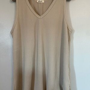 NWOT Beige Women's Tank Top